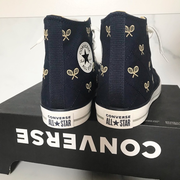 Converse Men's Chuck Taylor All Star High'Clubhouse - Tennis Club' Size 10.5 - Picture 7 of 11